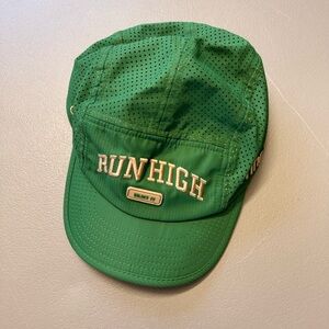 *RARE* RUN HIGH Green Performance Running Cap